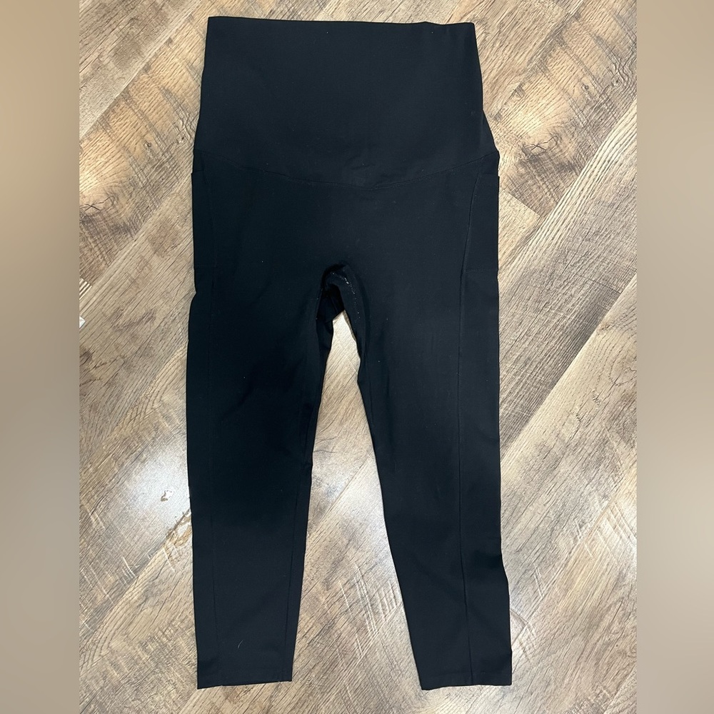 Poshdivah cropped maternity leggings XL